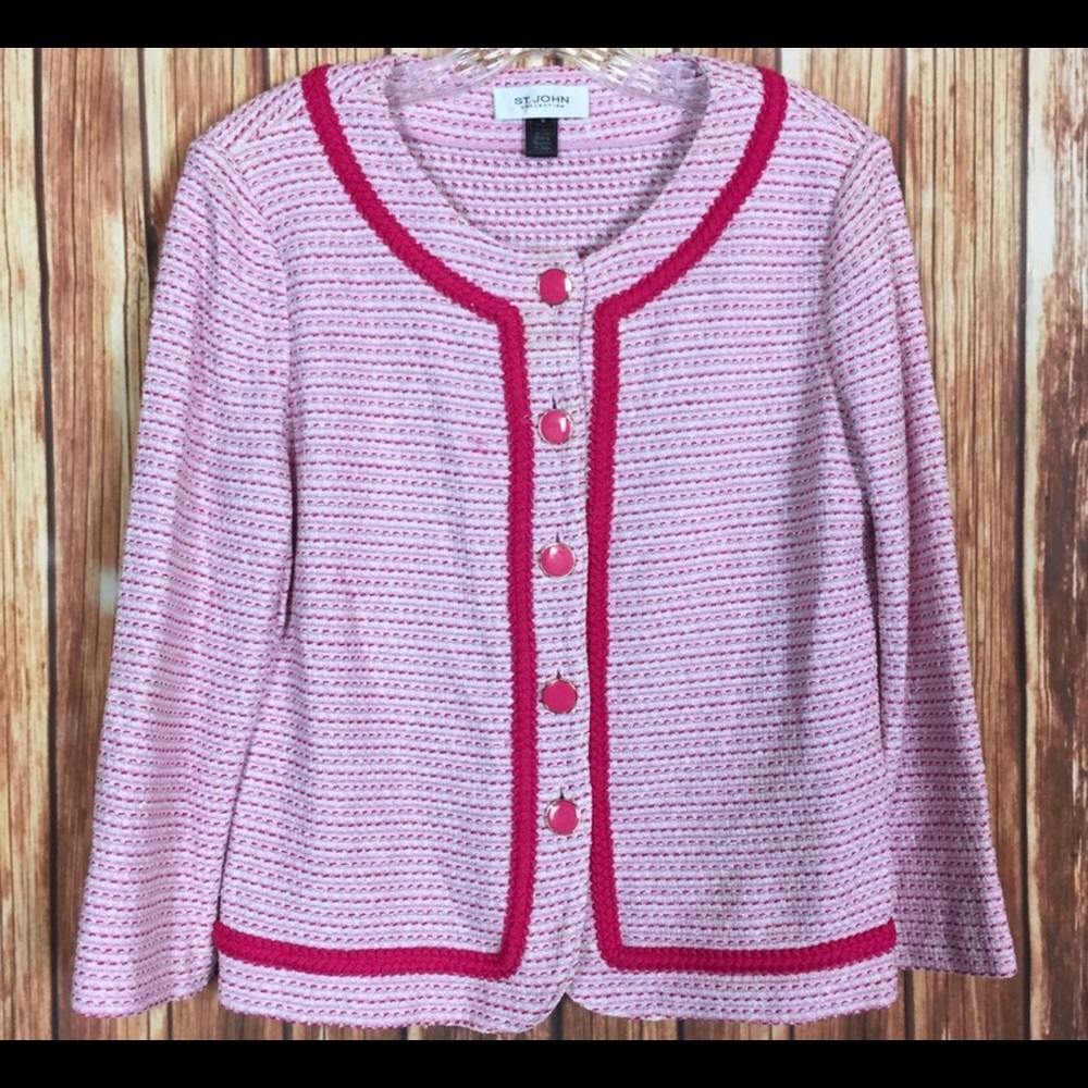 Pink St. John blazer 12